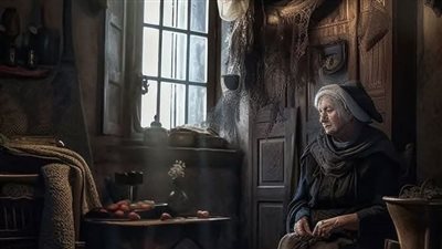 قصه العجوز قصه غريبه 